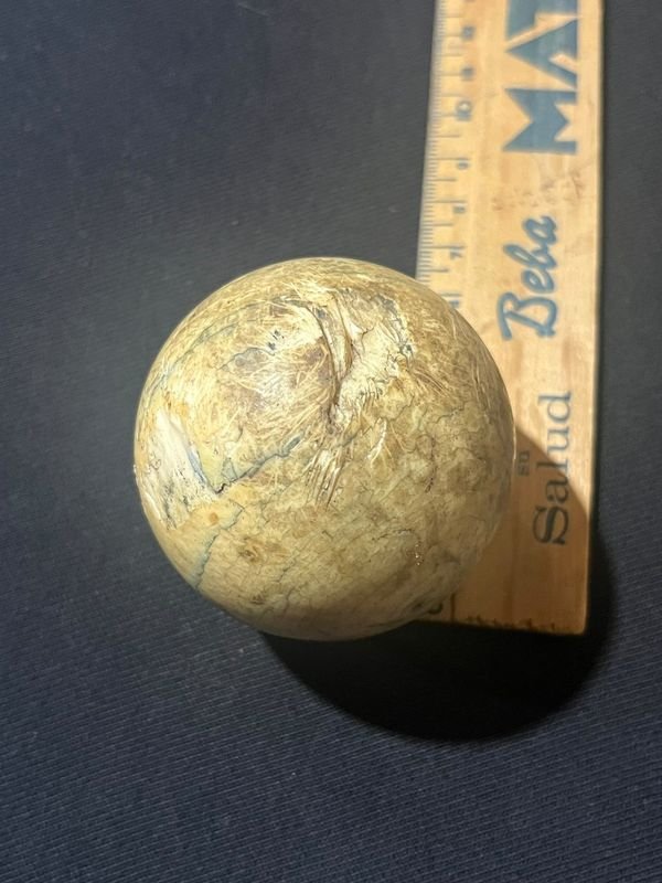 Bola de Marfil con Detalle, 6 cm Diámetro