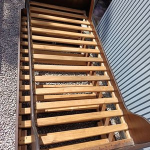 Cama Marinera de Madera Oscura con Carro Inferior - imagen 5
