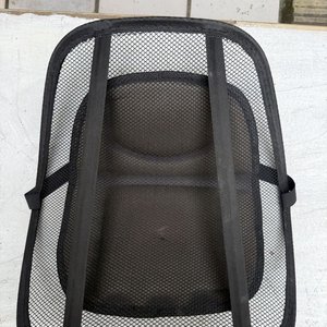Respaldo Ergonómico Negro para Silla con Soporte Lumbar - imagen 2