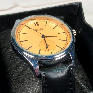 Reloj de Caballero con Esfera Beige y Correa Negra - imagen 2