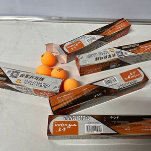 12 Pelotas de Ping Pong Naranja Marca Huijun - imagen 1