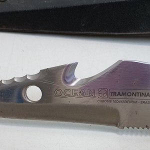 Cuchillo de Buceo Tramontina Ocean con Funda y Correas - imagen 2
