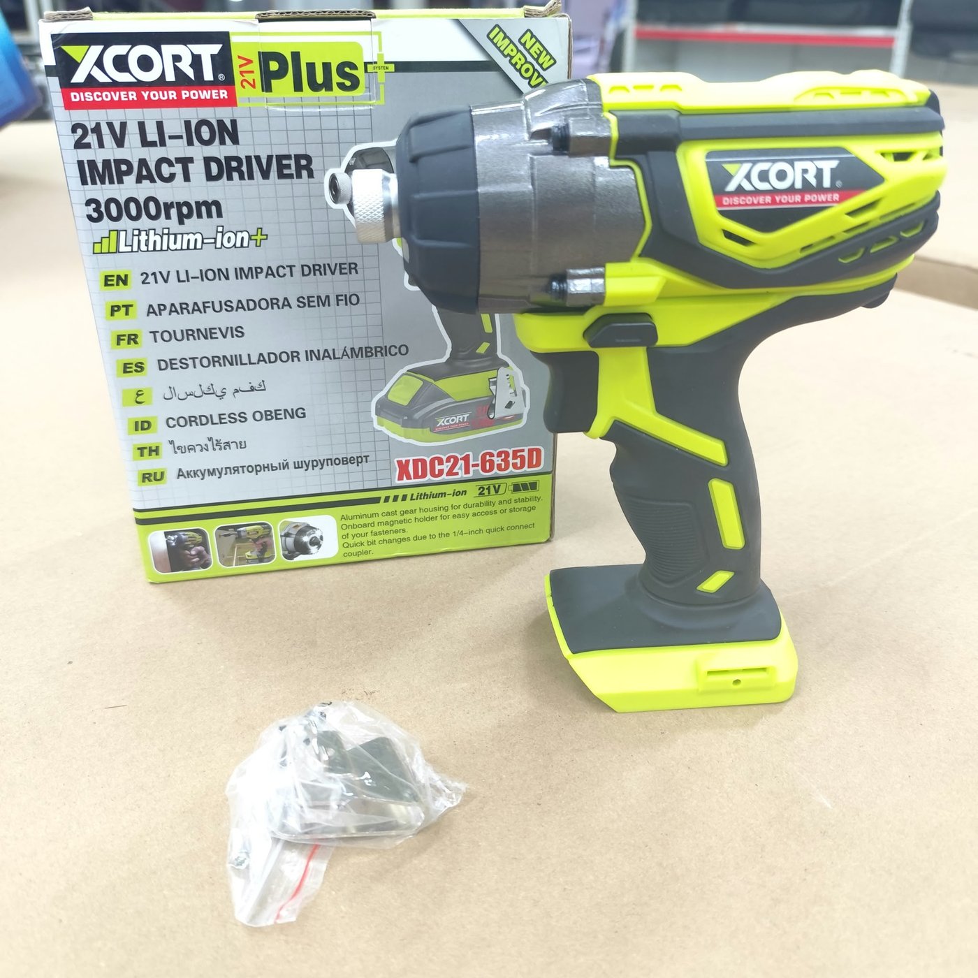 Xcort Plus Taladro de Impacto Inalámbrico 21V con Accesorios