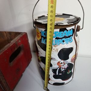 Cajón Coca-Cola Antiguo y Lata Vintage Chupa Chups - imagen 6