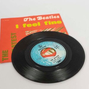 Disco Vinilo The Beatles "I Feel Fine" Serie Especial Coleccionistas Sello Apple EMI Italia - imagen 2