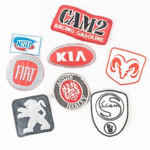 Lote anterior: Lote de 10 Parches de Tela de Automovilismo: Cam2, Kia, Fiat, NSU, Austin Healey y Más
