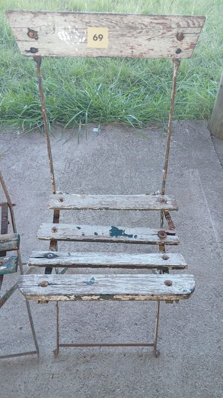 Sillas plegables de madera para restaurar - imagen 3