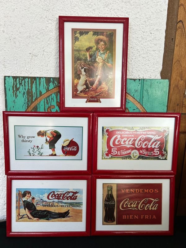 Colección de Cuadros Coca Cola de la Década del 90 - imagen 1