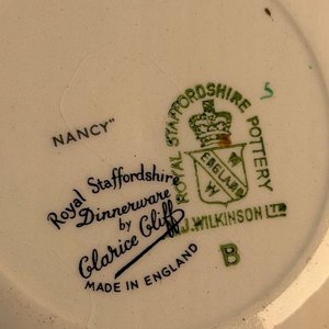 Juego de Vajilla Inglesa de Loza con Motivo Floreado - imagen 10