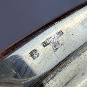 Par de Bandejas Ovaladas Christofle Bañadas en Plata - imagen 2