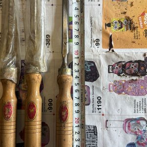 Lote de 4 Formones con Mango de Madera y Hoja de Acero - imagen 4