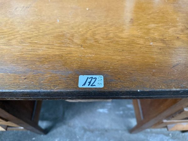 Escritorio de Roble con 7 Cajones y Tabla