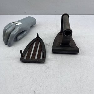 Plancha Antigua de Hierro "Gilvester Patent Salter" con Posa Plancha - imagen 6