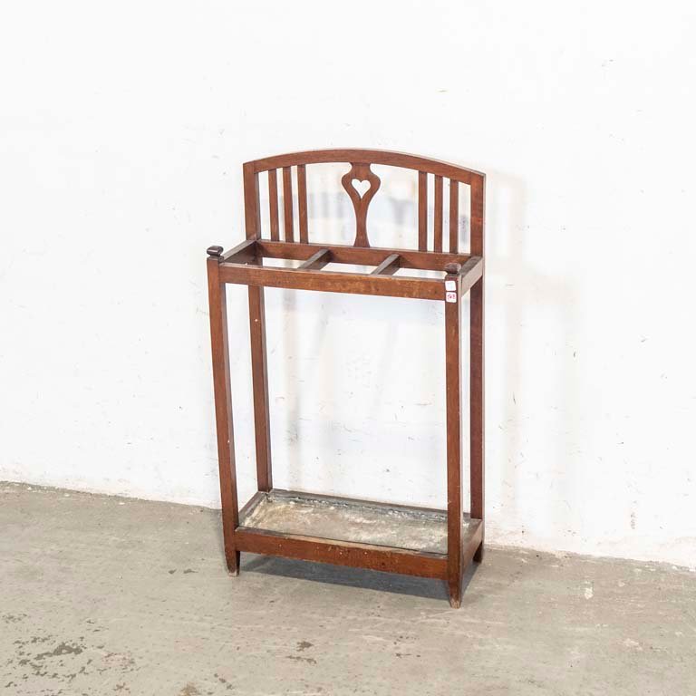 Lote anterior: Paragüero de madera con bandeja de chapa para exterior