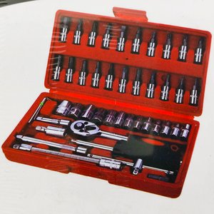 Kit de Dados y Cricket Nappo con Puntas Hexagonales y Torx - 46 Piezas - imagen 3