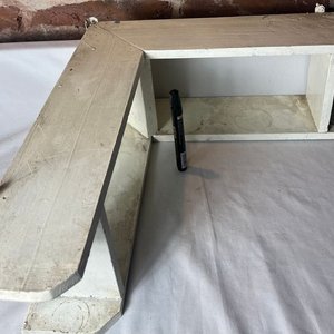 Estantería de Madera en L con Dos Niveles - imagen 5