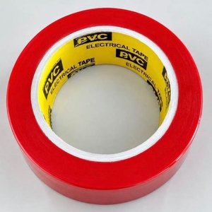 Cinta Aisladora Eléctrica PVC Roja - Rollo Individual - imagen 2