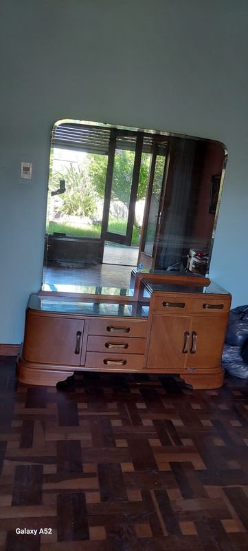 Art Deco Toilette con Espejo en Excelente Estado - imagen 2