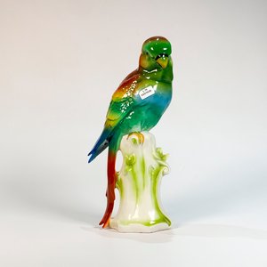 Lote anterior: Figura de Losa Alemana: Loro Multicolor con Cascadura