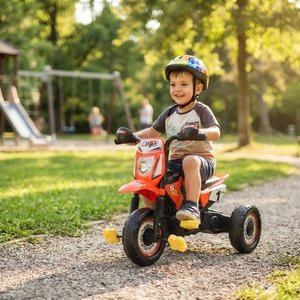 Lote siguiente: Triciclo Eléctrico Infantil Tipo Moto con Luces y Música