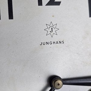 Reloj de Péndulo Alemán Junghans Antiguo con Caja de Roble - imagen 3
