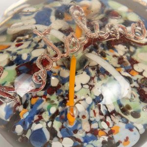 Pisapapeles de Cristal Murano Multicolor - imagen 2