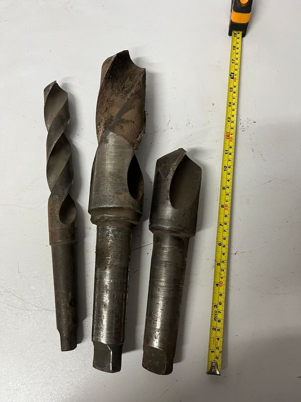 3 Mechas para Torno de Metal, Diferentes Medidas - imagen 1