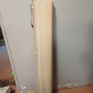Lote de Arañas de Bronce y Madera con Tulipán y Plafón - imagen 7