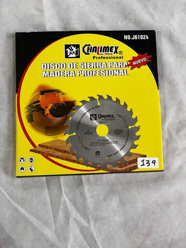 Disco de Sierra Profesional para Madera 10" Ciallmex
