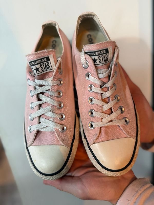 Zapatillas Converse Plataforma Rosa Talle 37