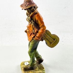 Figura de personaje con guitarra, estilo Rousseau, 27 cm - imagen 2