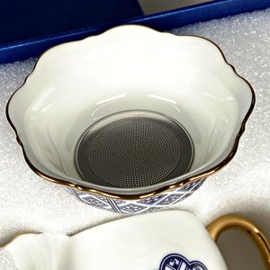 Juego de Porcelana China para Sake: Tazas, Platillos y Piezas de Servir con Decoración Marina (15 Piezas) - imagen 6