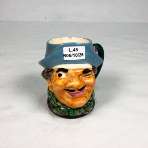 Jarra de Porcelana con Rostro de Caballero, 10 cm - imagen 2
