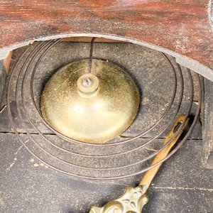 Reloj de Pared Antiguo con Péndulo y Llave, Caja de Madera - imagen 5