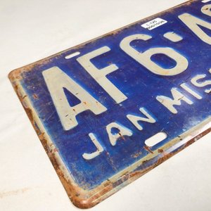 Chapa de Auto USA "AF6-494" de 1979, Missouri - imagen 3