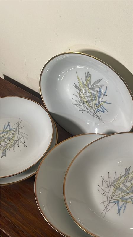 Juego de platos de porcelana fina antigüa de Brasil - imagen 2