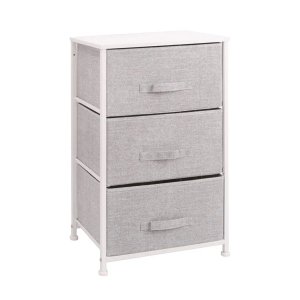 Lote siguiente: Mueble Organizador con 3 Cajones de Tela y Acero Gris