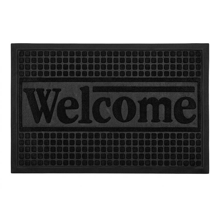 Alfombra rectangular moquette welcome