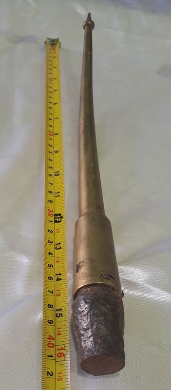 Antiguo objeto de bronce para rayos - imagen 4