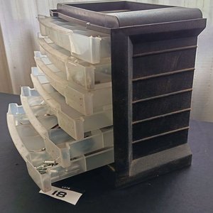 Organizador Vertical de 6 Cajones con Artículos de Ferretería y Electricidad - imagen 3