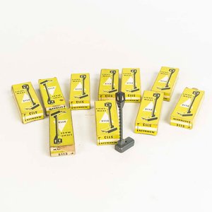 Lote anterior: 10 cajas con poste de luz Marklin, accesorio de maquetas de tren.