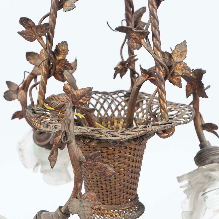 Colgante de Cobre con Tulipanes con Averías - imagen 2