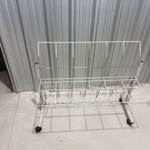 Tendedero Plegable con Ruedas Blanco - imagen 5