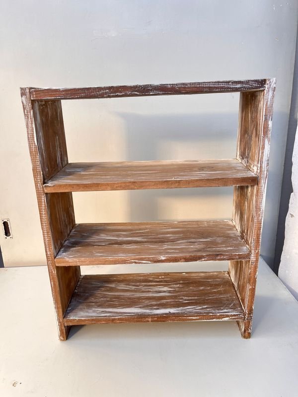 Repisa de madera con acabado desgastado - imagen 2