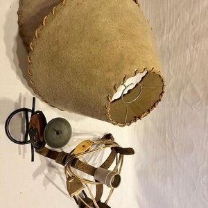 Lote Varios pantallas cónicas+ Estructuras/Bases de hierro+ Porta Vela - imagen 1