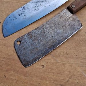 Juego de 2 Cuchillas de Cocina con Mangos de Madera - imagen 2
