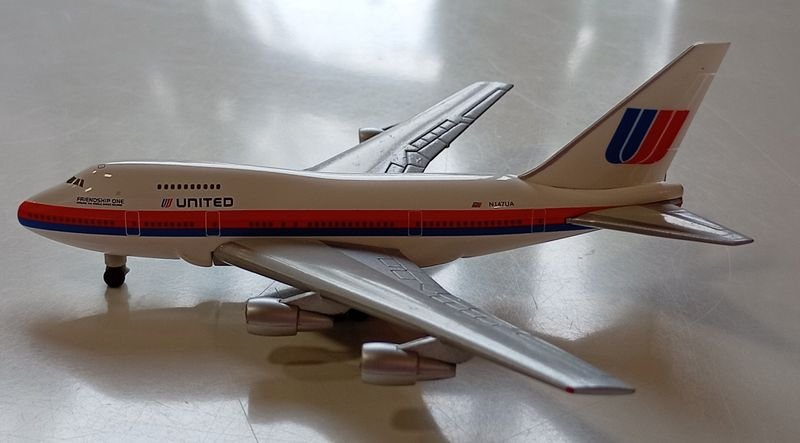 Avión a Escala HERPA B747 SP United Airlines 1/500 - 11cm