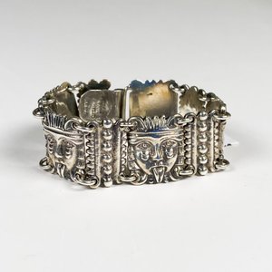 Lote anterior: Pulsera Gruesa de Plata Mexicana Firmada Prieto