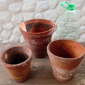 Lote de 3 Macetas de Barro con Medidas - imagen 3