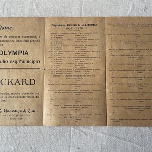 Programa Oficial de Carreras Ciclistas Federación Uruguaya 1927-28 - imagen 3